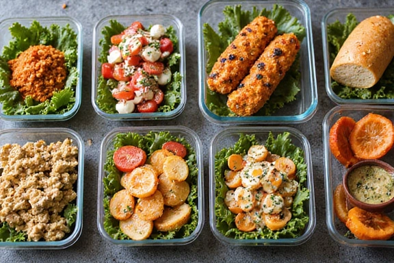 Healthy meal prep for the week