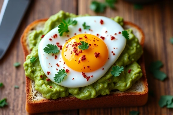 Image of Avocado Toast with Poached Egg