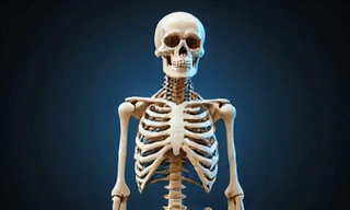 Skeleton with strong bones